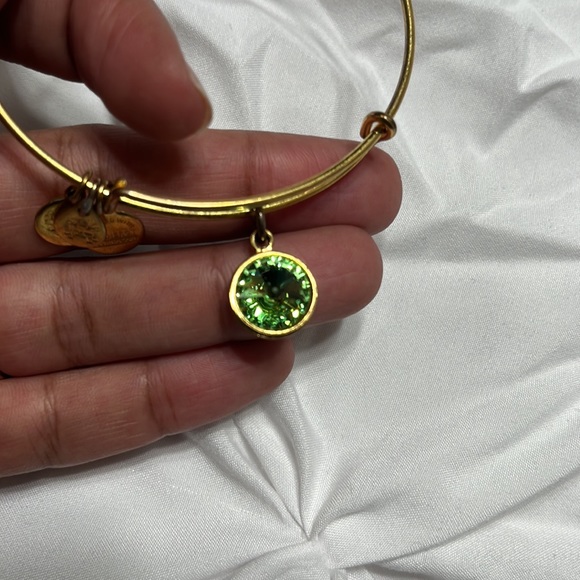 Green Alex and Ani Birthstone Bracelet - Picture 3 of 4
